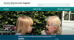 Desktop Screenshot of dagplejen.assens.dk